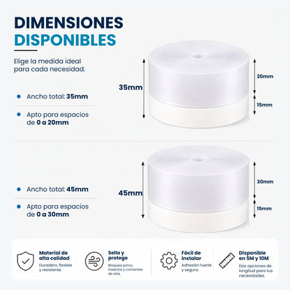 Gloon Burlete autoadhesivo premium