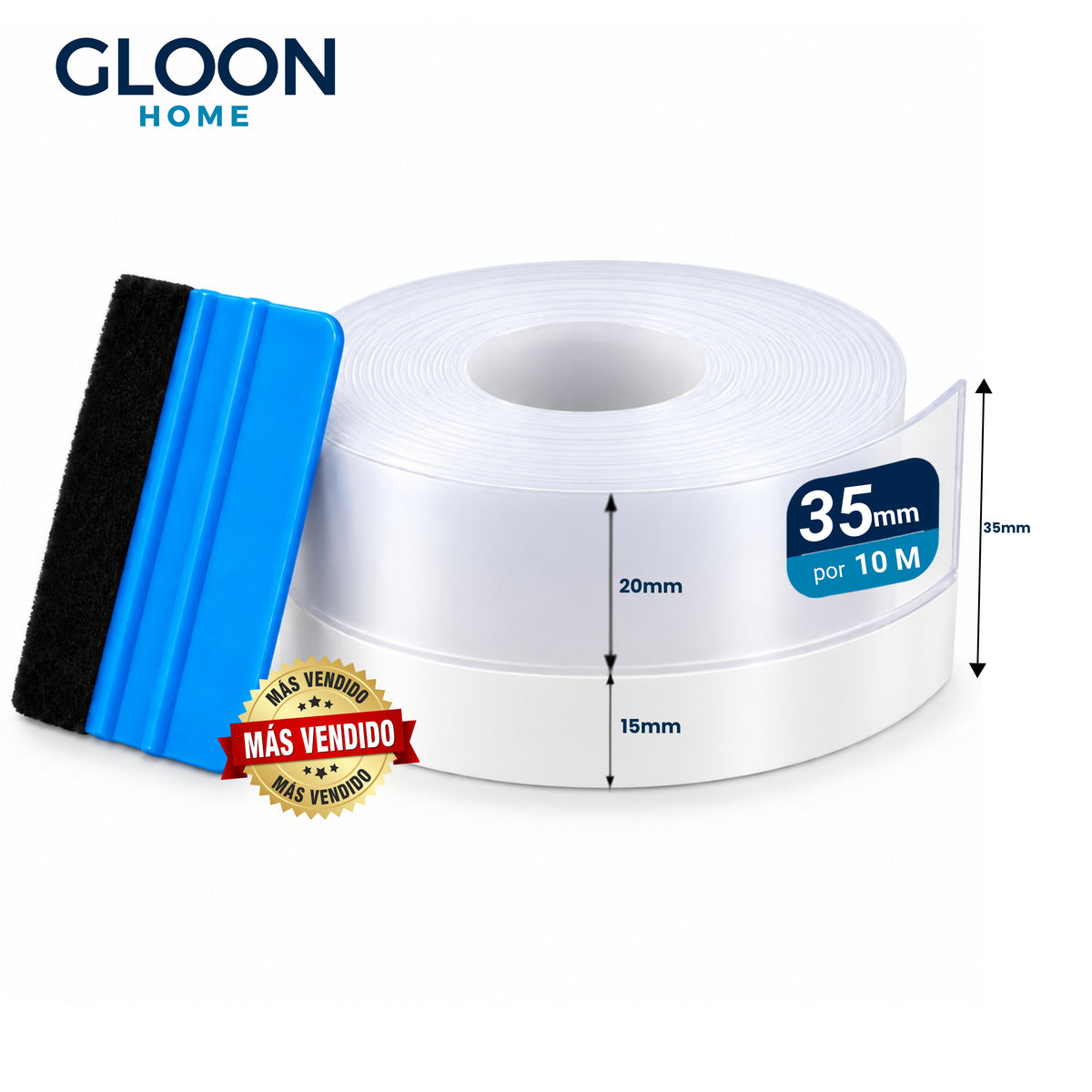 Gloon Burlete autoadhesivo premium