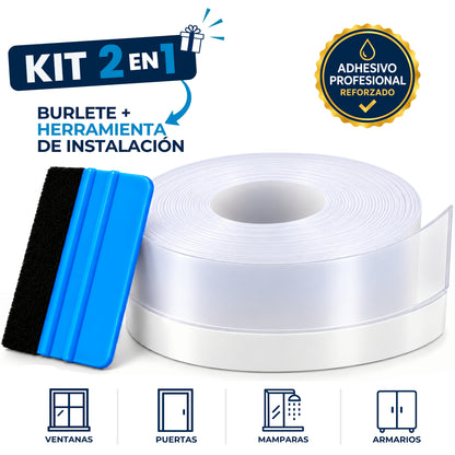 Gloon Burlete autoadhesivo premium